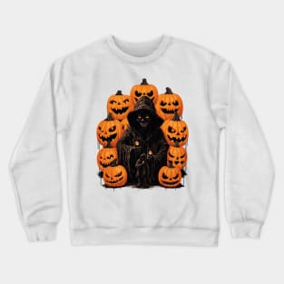 Creepy Halloween Design Crewneck Sweatshirt